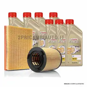 KIT FILTRI ARIA E OLIO RANGE ROVER SPORT 2.7 D 4x4 140 KW 7 LT CASTROL 5W30 A Buon Prezzo