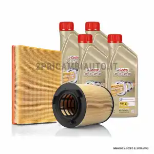Offerta Speciale KIT FILTRI ARIA E OLIO TAGLIANDO + 4 LITRI CASTROL EDGE 5W30 OPEL CORSA E 1.3 CDTI