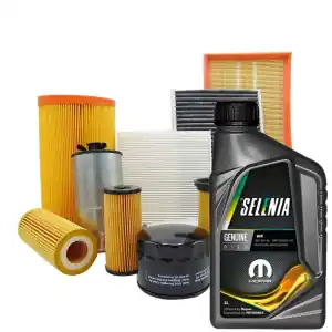 KIT TAGLIANDO 3 FILTRI + 4 LITRI OLIO SELENIA WR 5W40 PER FIAT PUNTO 1.3 D MULTIJET 62 KW, 84 CV Prezzo Di Fabbrica