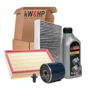 Scelto Dai Clienti KIT TAGLIANDO 3 FILTRI + 4LT OLIO MOTORCRAFT 5W30 E TAPPO COPPA OLIO PER FIESTA V 1.25 75CV 55kW