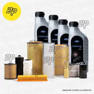 KIT TAGLIANDO 4 FILTRI + 4 LITRI OLIO FORD 5W30 PER Citroën/C2 (JM_)/1.4 HDi 50KW 68CV Nuovo Arrivo