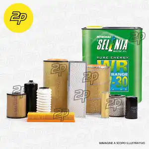 KIT TAGLIANDO 4 FILTRI + 5 LITRI SELENIA WR 5W30 PER FIAT BRAVO II 198/ LANCIA DELTA III 1.6 Multijet Più Venduto