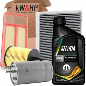 Occasione Imperdibile KIT TAGLIANDO 4 FILTRI E 4LT OLIO ORIGINALE WR 5W30 PER PUNTO, PUNTO EVO, GRANDE PUNTO 1.3 DIESEL 55 KW, 75CV