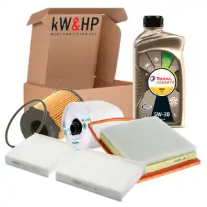 Bestseller KIT TAGLIANDO 4 FILTRI E OLIO MOTORE TOTAL INEO ECS 5W30 CITROEN C3 1.4 HDI 70CV