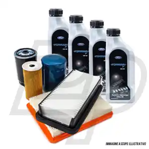 Kit tagliando auto, kit quattro filtri e 4 litri olio motore Ford Motorcraft 5W30 (PR4585/19) Compra Online