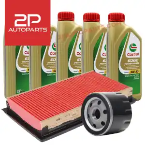 Di Tendenza KIT TAGLIANDO FILTRI ARIA E OLIO PER NISSAN QASHQAI J10 1.5 DCI 5 LITRI CASTROL 5W30