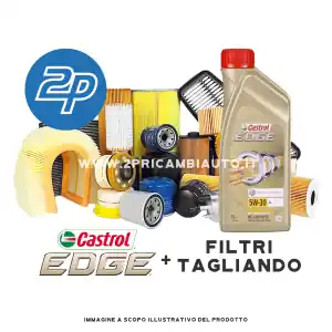 KIT TAGLIANDO OLIO MOTORE CASTROL EDGE 5W-30 + 4 FILTRI MAZDA 5 (CR19) 2.0 CD Sconto