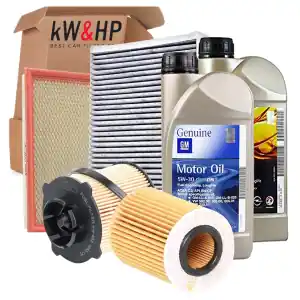 KIT TAGLIANDO OPEL ASTRA J 1.7 CDTI 81KW 110CV DAL 10/10 AL 2015 6LT OLIO GM 5W30 Affare