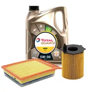 Olio motore per auto TOTAL QUARTZ INEO ECS 5W30 5 litri, con Filtro olio e Filtro aria (529E/207) Economico