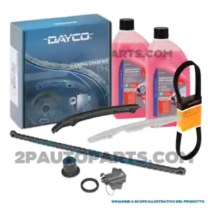 KIT CATENA DISTRIBUZIONE E CINGHIA SERVIZI + ANTIGELO PER ALFA MITO PANDA 500 500C YPSILON 0.9 Vendita Finale