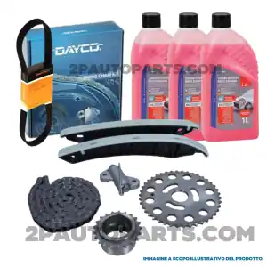 Vendita Finale KIT CATENA DISTRIBUZIONE E CINGHIA SERVIZI PER QASHQAI II X-TRAIL VIVARO KADJAR MEGANE TRAFIC 1.6 DCI