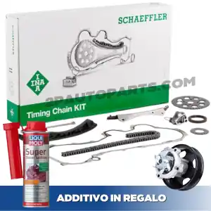 Nuova Collezione KIT CATENA DISTRIBUZIONE INA, POMPA ACQUA E ADDITIVO FIAT PUNTO PANDA LANCIA 1.3 MULTIJET MJET