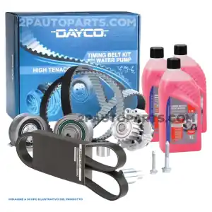KIT DISTRIBUZIONE POMPA ACQUA E CINGHIA SERVIZI PER ALFA ROMEO GIULIETTA DELTA 2.0 MULTIJET Offerta Lampo
