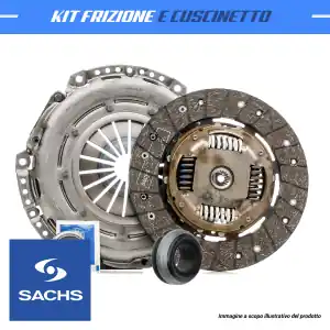 Promozione KIT FRIZIONE E CUSCINETTO SACHS PER FIAT PANDA / PANDA CLASSIC 169 1.2 4X4 44KW 60CV