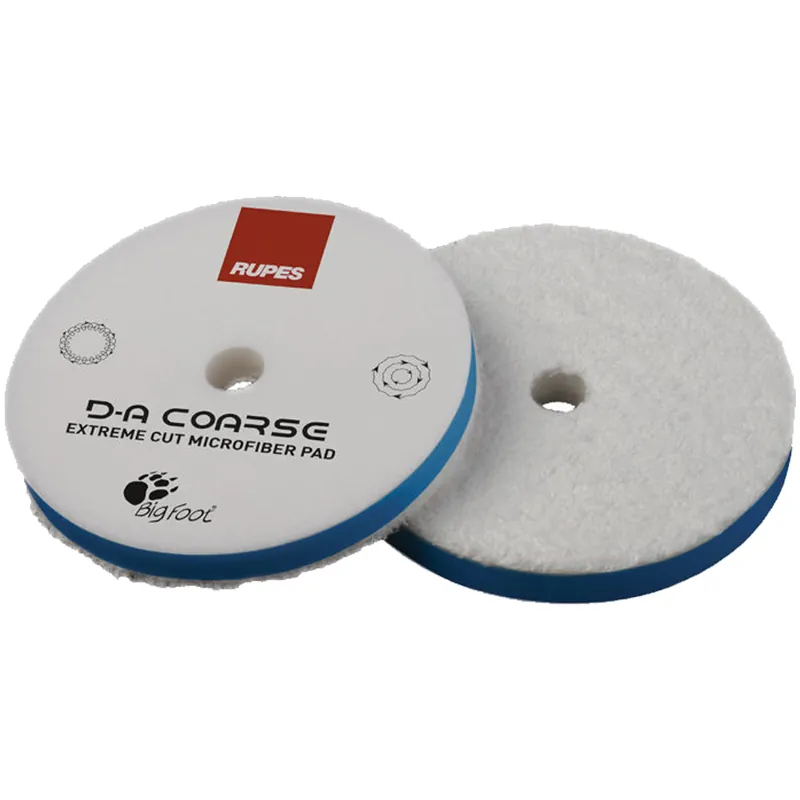 Tampone Blu in Microfibra RUPES Velcrato per Lucidatura Carrozzeria con Rotorbitali e Rotoeccentriche modello D-A COARSE EXTREME CUT 9.MF Series H (Hard) Subito Disponibile