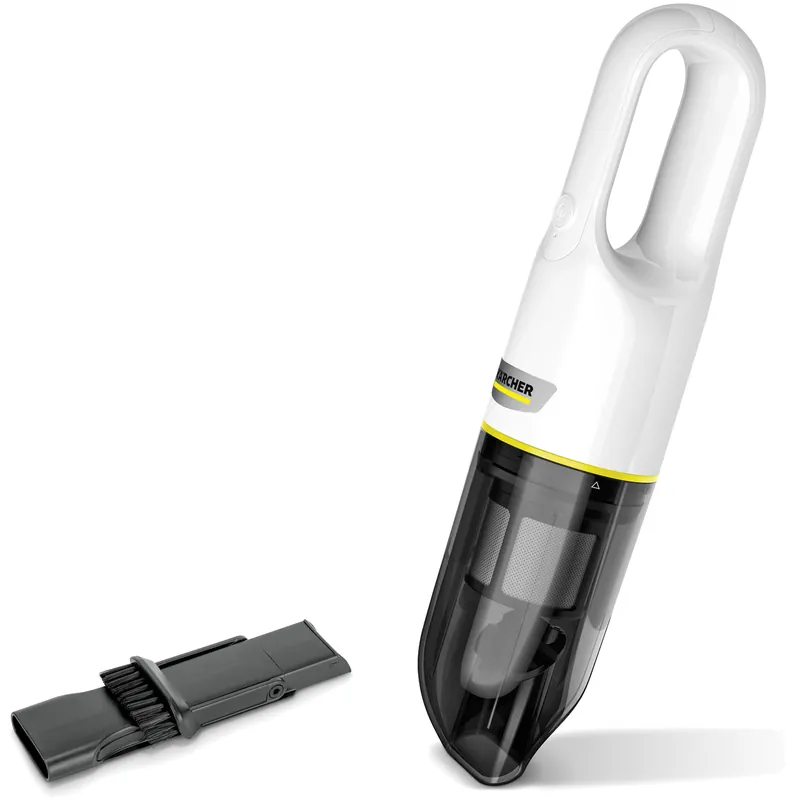 Aspirapolvere a Batteria Li-Ion 7.2V KÄRCHER Aspirabriciole Senza Filo, Capienza 0.15 Litri Senza Sacco, Leggero e Compatto con Filtro HEPA Lavabile, Ideale per Casa, Ufficio, Aspiratore Auto modello CVH 2 Non Perdere