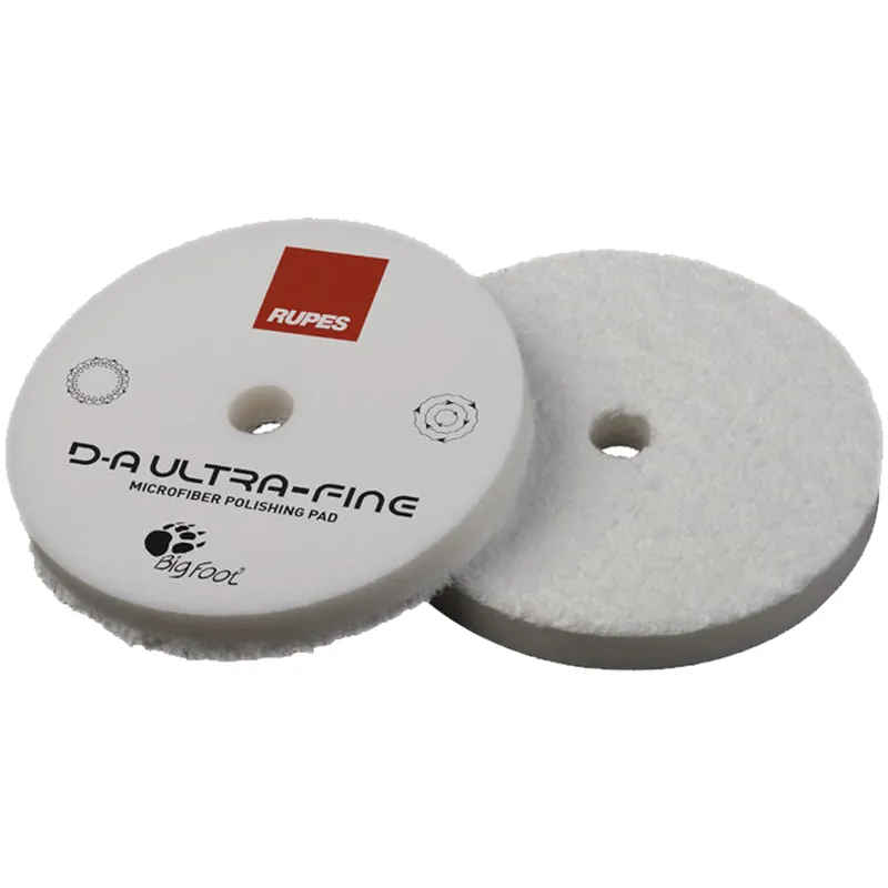 Tampone Bianco in Microfibra RUPES Velcrato per Lucidatura Carrozzeria con Rotorbitali e Rotoeccentriche modello D-A ULTRA-FINE 9.MF Series S (Soft) Offerta