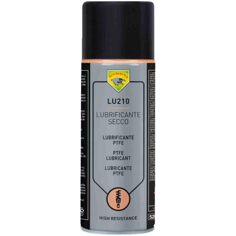 Lubrificante a Secco al PTFE Spray ECO SERVICE in Bomboletta da 400ml Meccanica Auto Giunti Ingranaggi LU210 Subito Disponibile