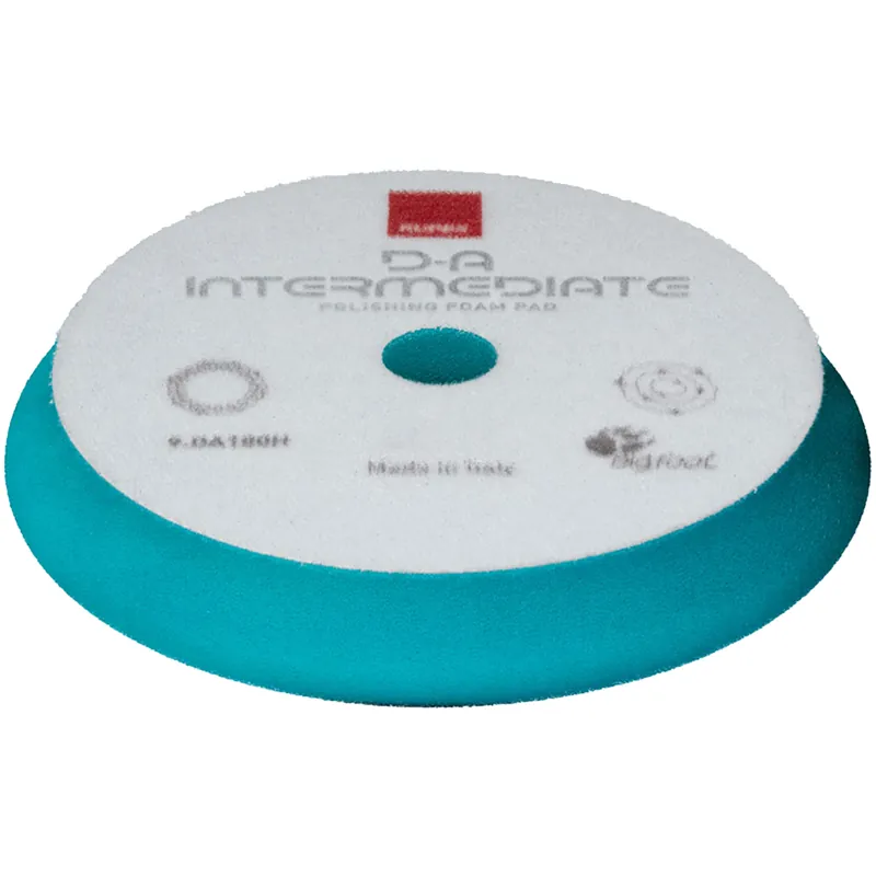 Nuovo Arrivo Tampone Verde in Spugna RUPES Velcrato in Vari Diametri per Lucidatura Carrozzeria con Rotorbitali e Rotoeccentriche modello D-A INTERMEDIATE 9.DA Series B (Intermedium)