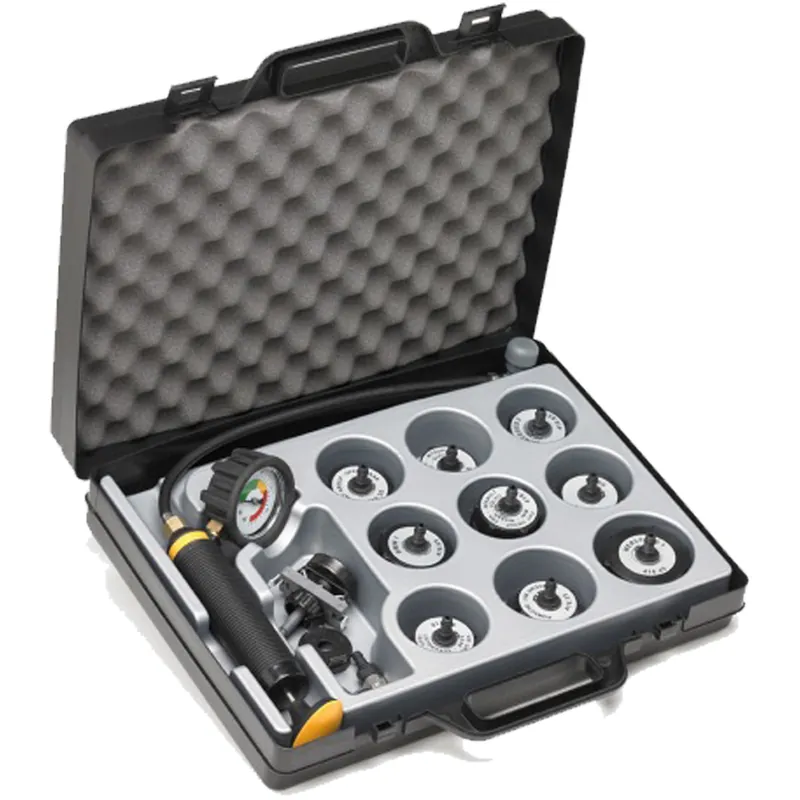 Kit Tester di Pressione per Radiatore ZECA Esegue Test e Prova dei Radiatori Completo di Accessori e Adattatori in Valigetta articolo 415 Novità