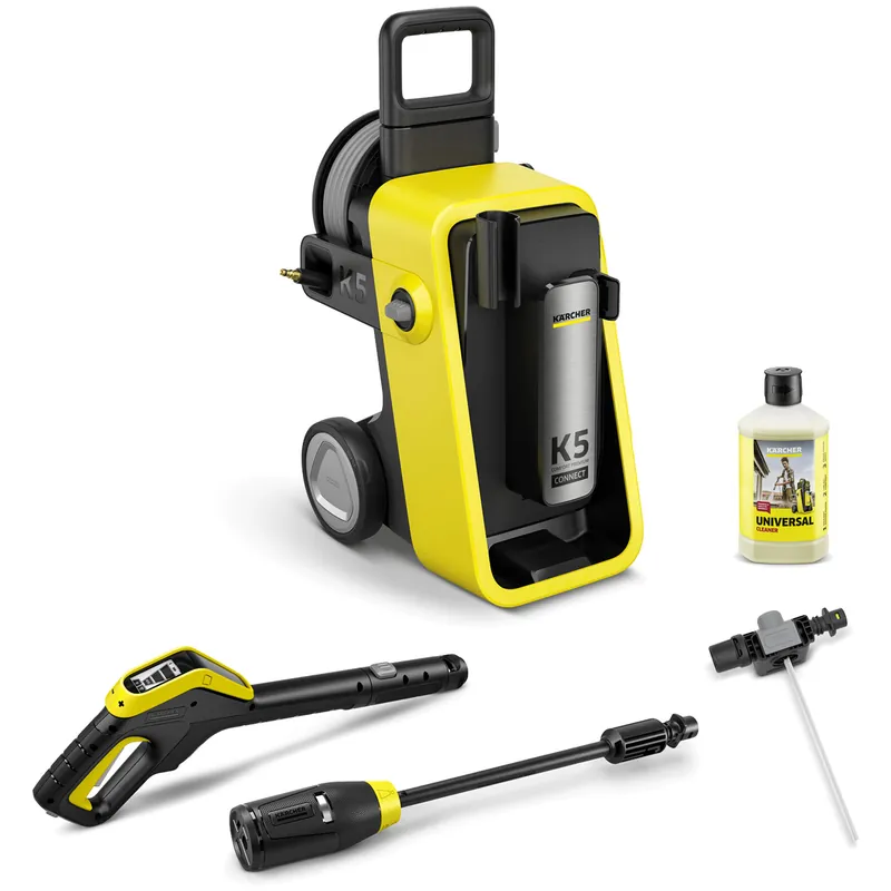 Idropulitrice Acqua Fredda 145 Bar KÄRCHER con Motore Raffreddato ad Acqua, Connettività Bluetooth e Tubo PremiumFlex da 10 Metri modello K5 Comfort Premium Connect Compra Oggi Stesso