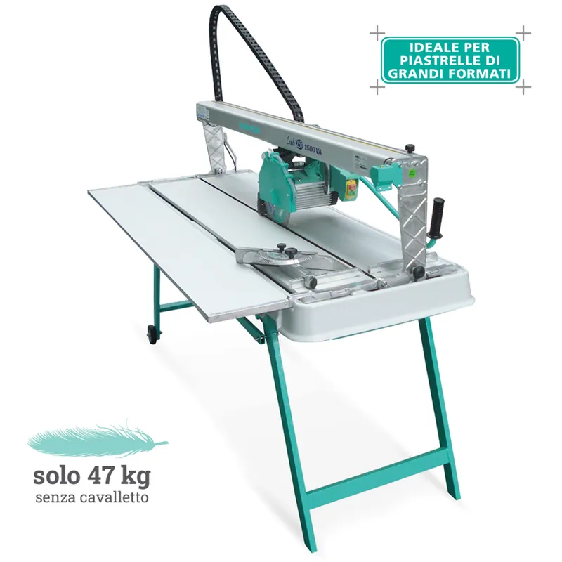Prezzo Basso Segatrice ad Acqua con Motore Scorrevole IMER per Taglio di Piastrelle in Ceramica con Disco 250mm modello COMBI 250-1500 VA