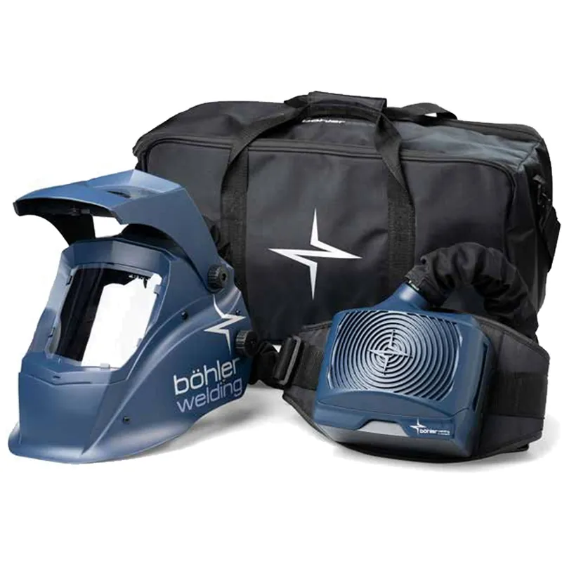 Più Venduto Maschera Ribaltabile per Saldatura Professionale BÖHLER WELDING Casco con Sistema e Kit Accessori per il Filtraggio dell’Aria modello GUARDIAN50FM AIR
