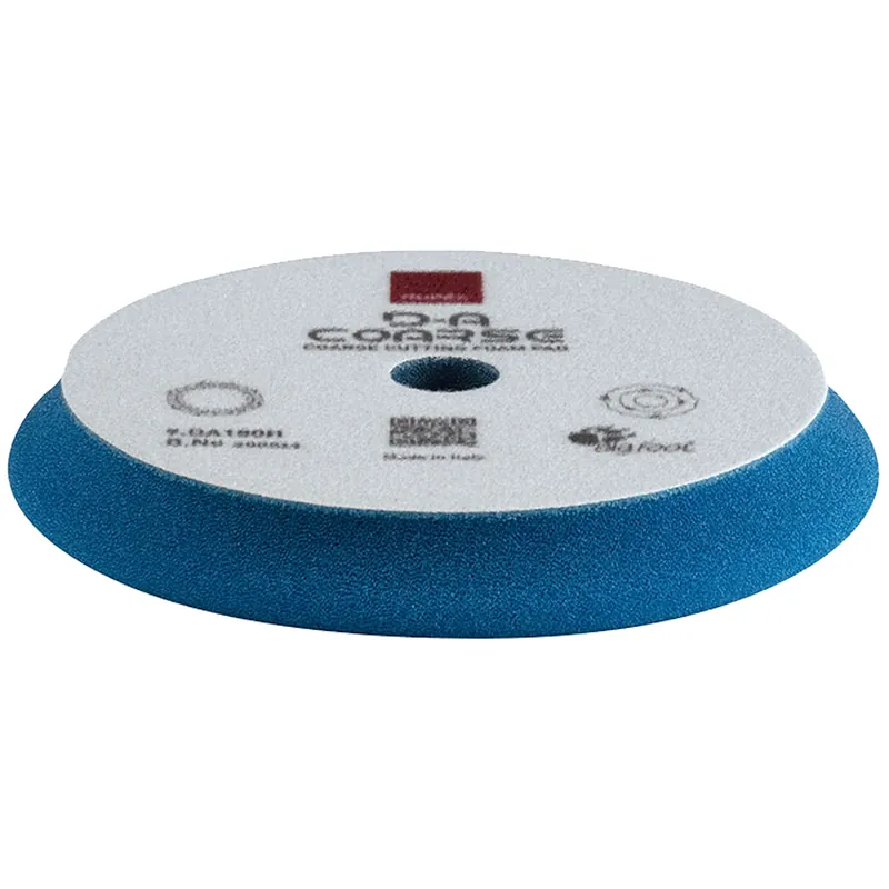 Tampone Blu in Spugna RUPES Velcrato in Vari Diametri per Lucidatura Carrozzeria con Rotorbitali e Rotoeccentriche modello D-A COARSE 9.DA Series H (Hard) Più Venduto
