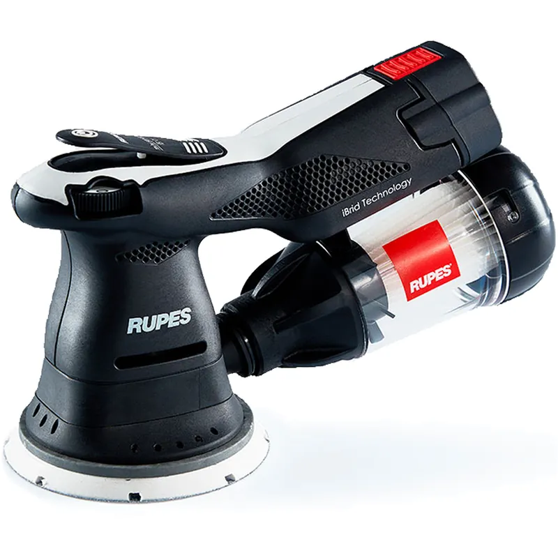Mini Levigatrice Rotorbitale Palmare a Batteria 18V RUPES Orbita Ø 2 mm Platorello Ø 125 mm Aspirazione Integrata modello BigFoot iBrid Mini HSR73 Subito Disponibile