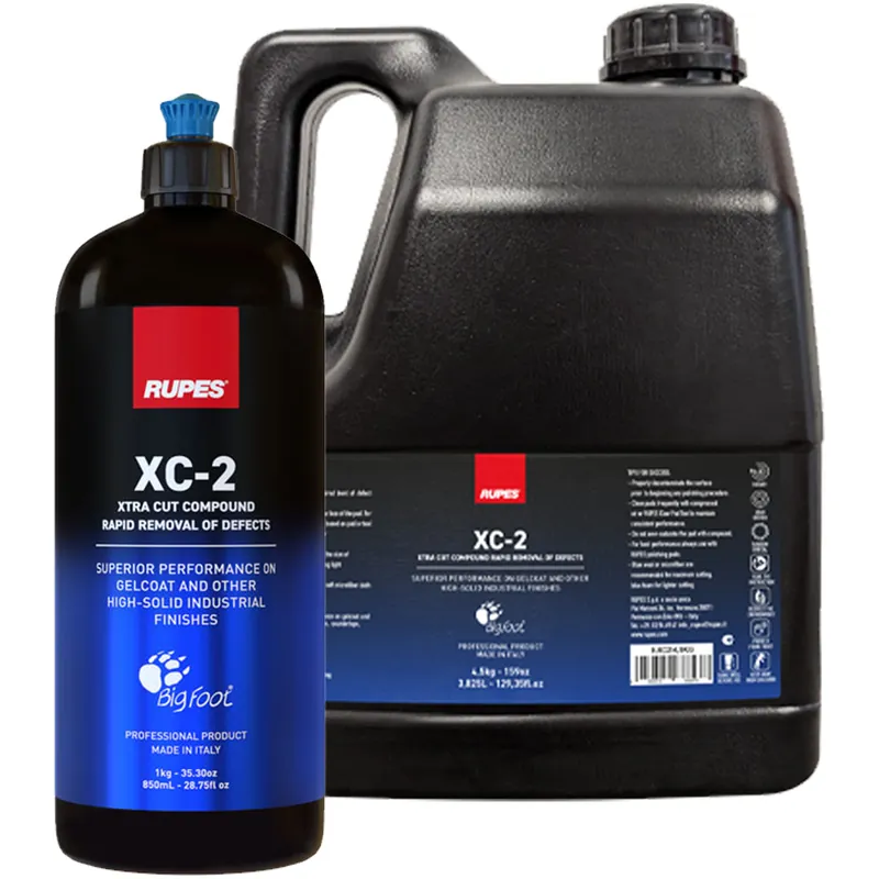 Pasta Abrasiva RUPES Ideale per Gelcoat e Vernici Dure Lucidatura Carrozzeria con Lucidatrici Orbitali, Rotative e Rotorbitali modello BigFoot XC-2 Xtra Cut Spedizione Espresso