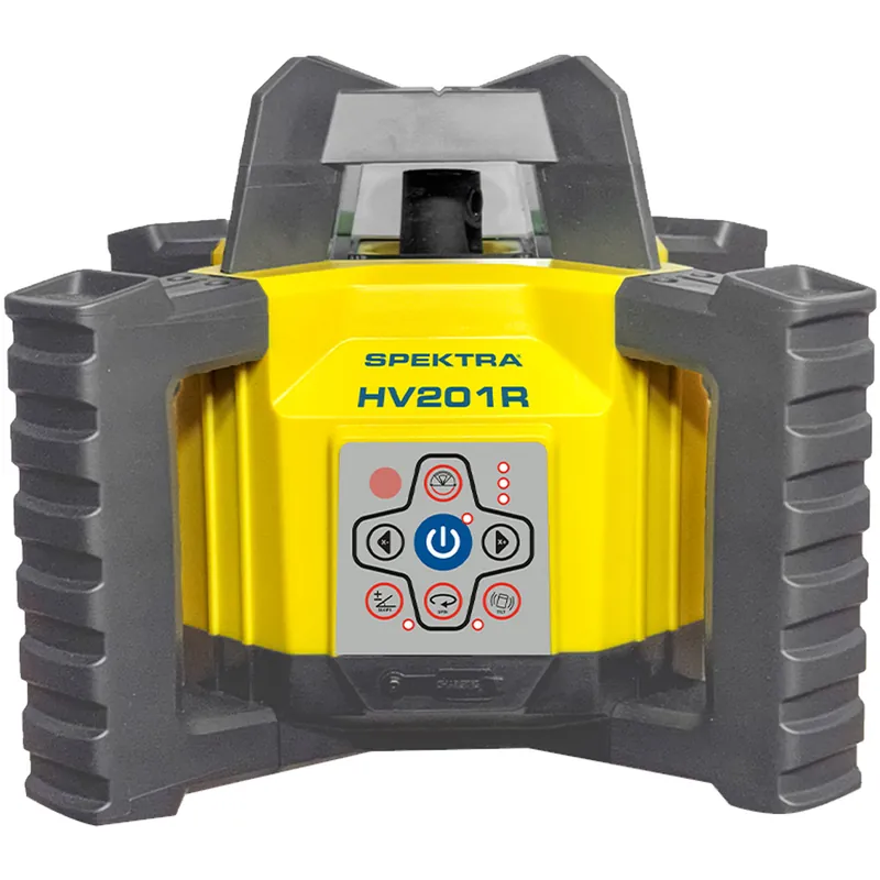Livello Laser Rotativo Multifunzione Professionale a Raggio Rosso SPEKTRA con Portata Oltre 300 Metri e Precisione ±3mm modello HV 201 R Spedizione Espresso